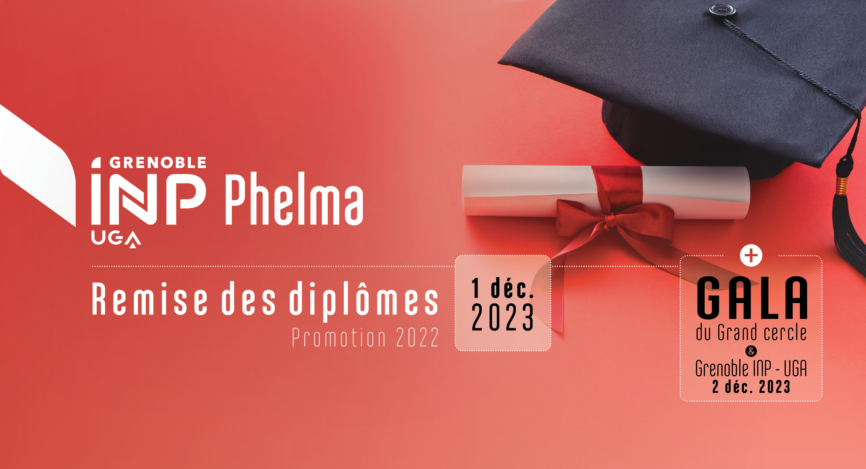 Remise des diplômes Grenoble INP Phelma, UGA Promotion 2022