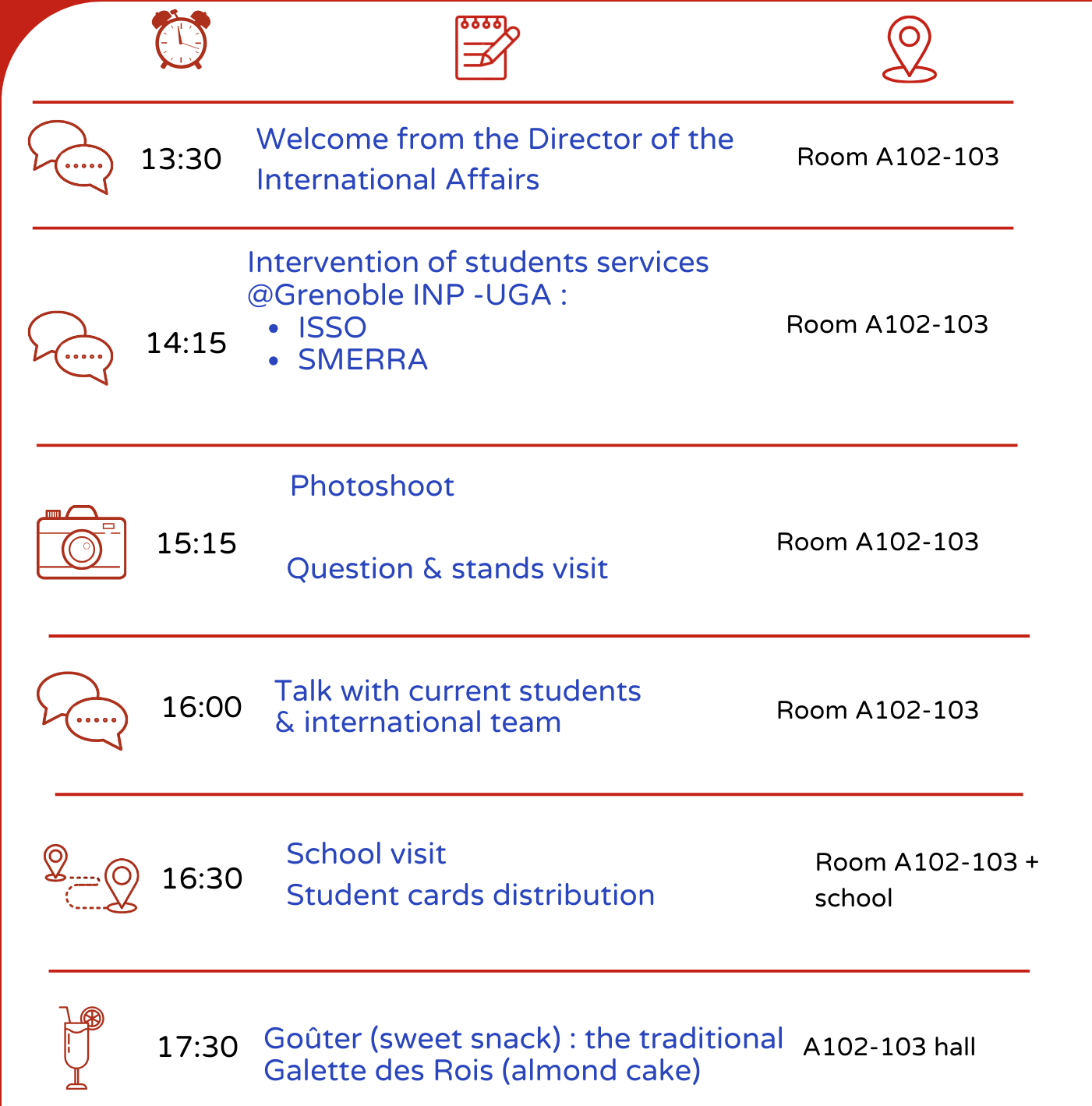 program welcome meeting